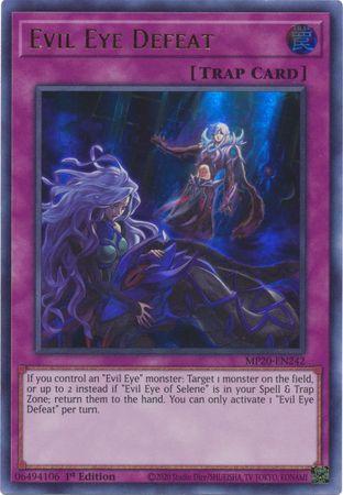 Evil Eye Defeat MP20-EN242 YuGiOh 2020 Tin of Lost Memories Mega Pack