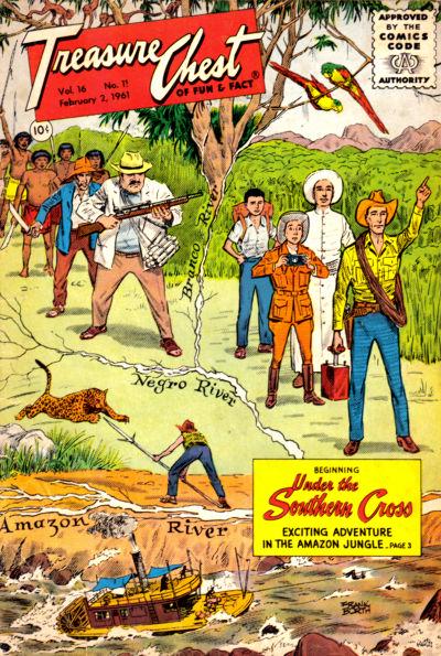 Treasure Chest of Fun and Fact #11 297 (1961) Comic Books Treasure Chest of Fun and Fact