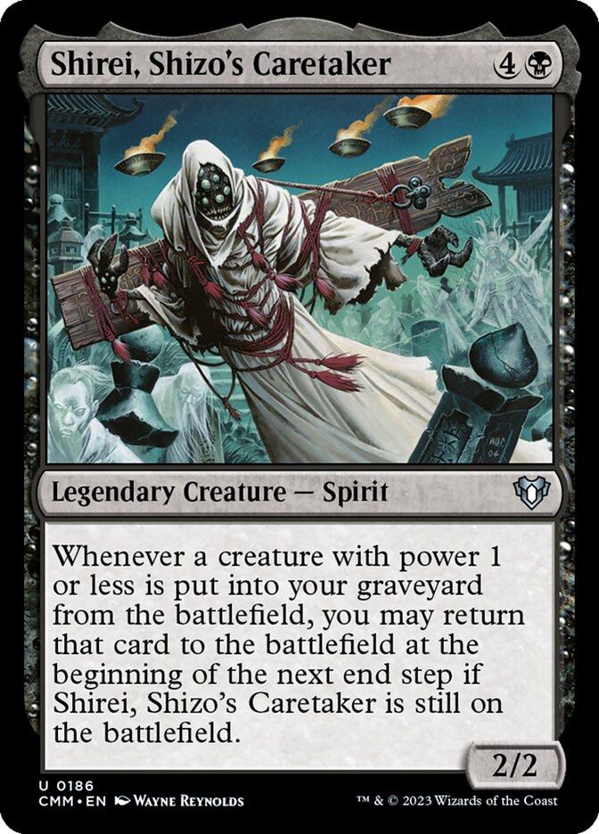 Shirei, Shizo's Caretaker #186 Magic Commander Masters