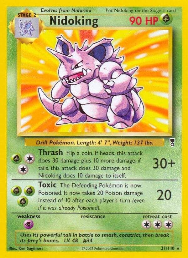 Nidoking #31 Pokemon Legendary Collection