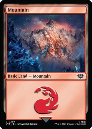 Mountain #268 Magic Lord of the Rings