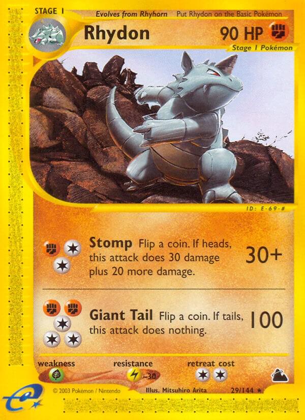 Rhydon #29 Pokemon Skyridge