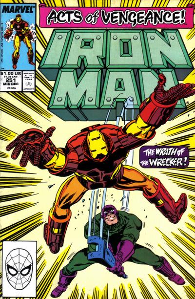 Iron Man #251 (1989) Comic Books Iron Man