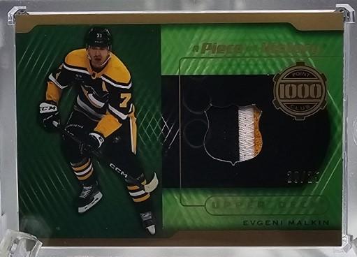 Evgeni Malkin #A-EM Hockey Cards 2023 SP Game Used Piece of History Patch