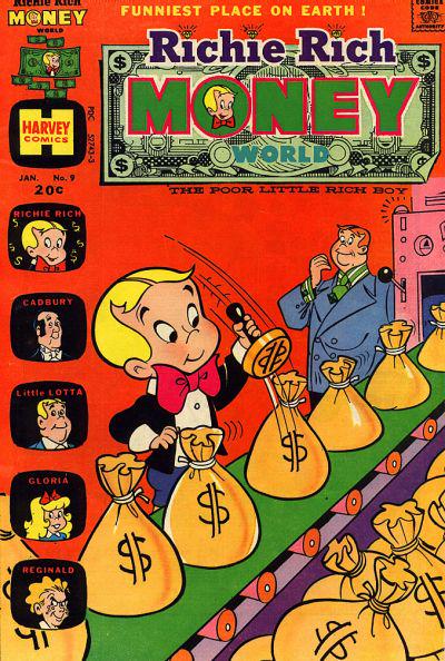 Richie Rich Money World #9 (1974) Comic Books Richie Rich Money World