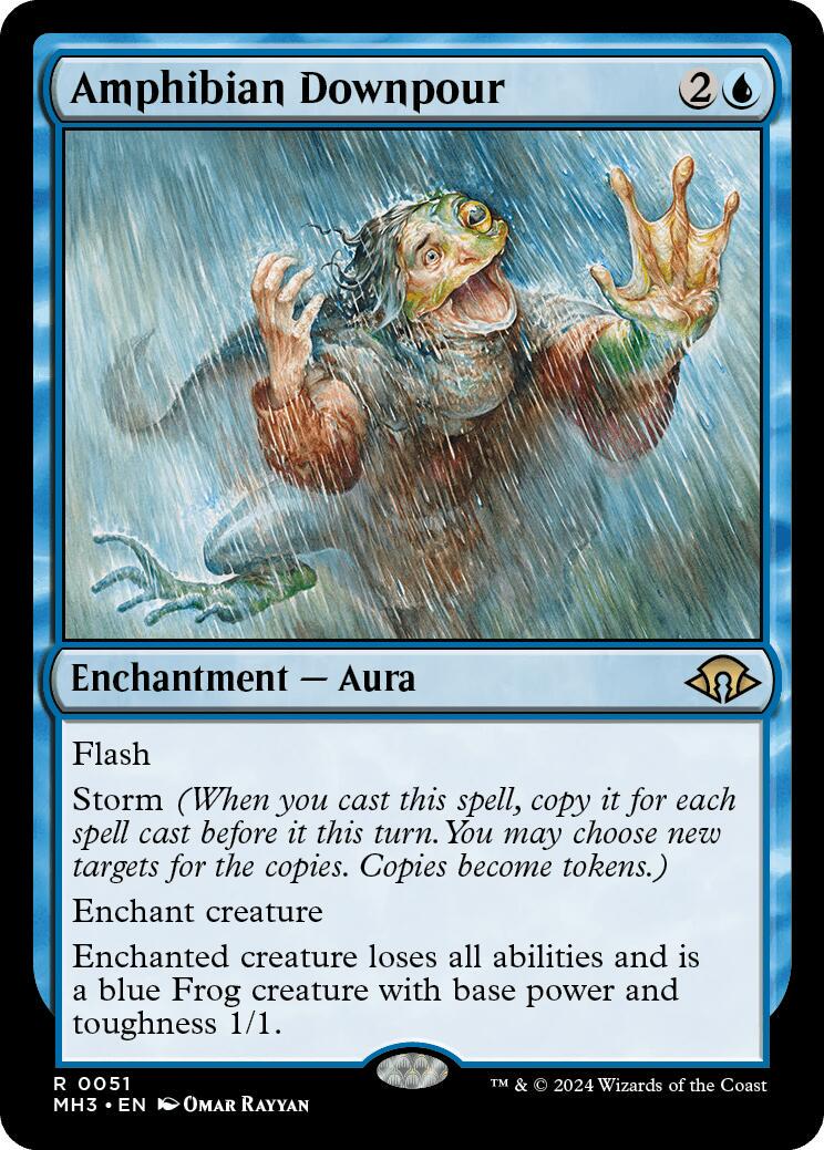 Amphibian Downpour #51 Magic Modern Horizons 3