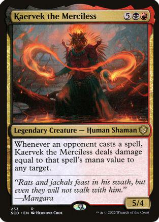 Kaervek the Merciless #233 Magic Starter Commander Decks