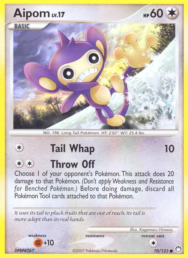 Aipom #70 Pokemon Mysterious Treasures