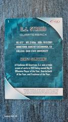 Back  | C. J. Stroud [Red] Football Cards 2023 Sage
