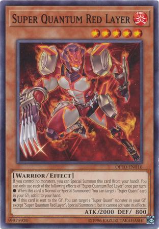 Super Quantum Red Layer OP10-EN016 YuGiOh OTS Tournament Pack 10