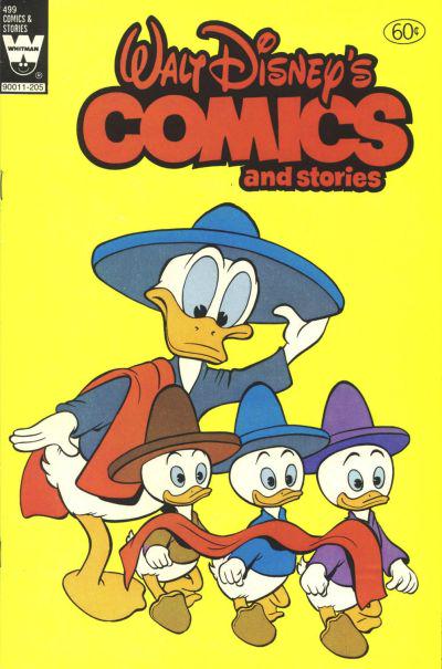 Walt Disney's Comics and Stories #499 (1982) Comic Books Walt Disney's Comics and Stories