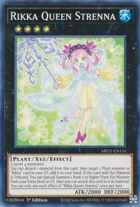 Rikka Queen Strenna MP21-EN131 YuGiOh 2021 Tin of Ancient Battles Mega Pack