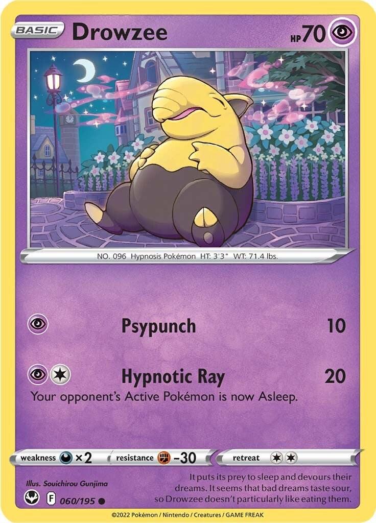 Drowzee #60 Pokemon Silver Tempest