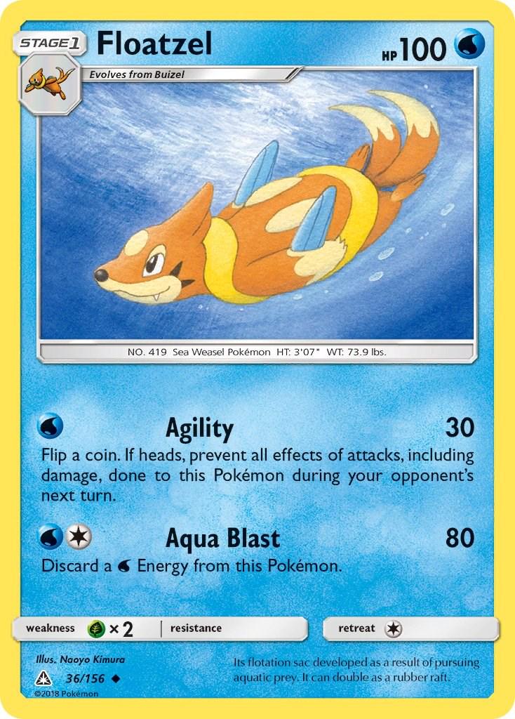 Floatzel #36 Pokemon Ultra Prism