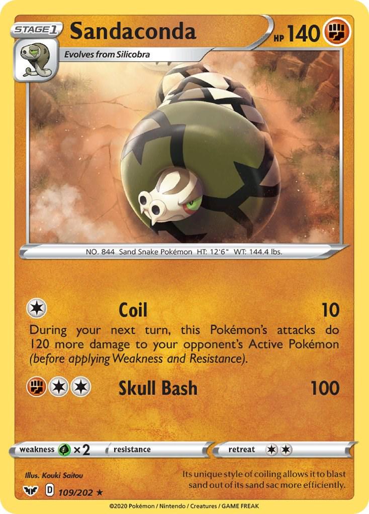 Sandaconda #109 Pokemon Sword & Shield