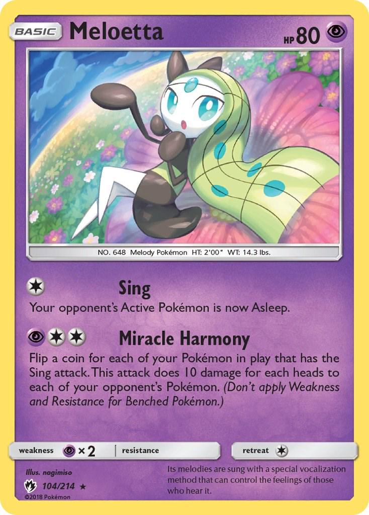 Meloetta #104 Pokemon Lost Thunder