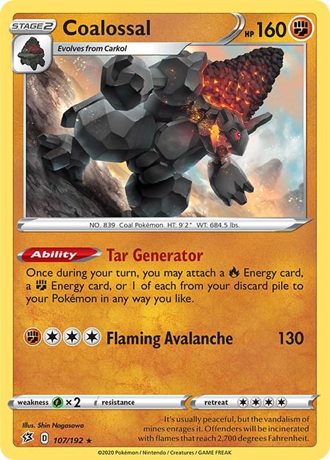 Coalossal #107 Pokemon Rebel Clash