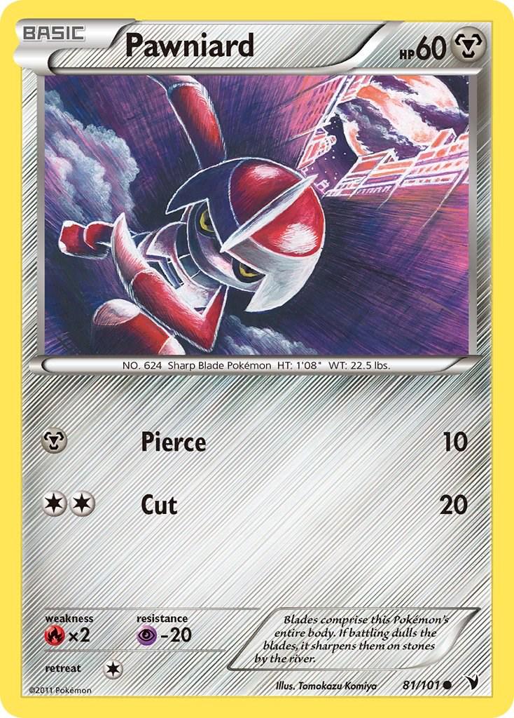 Pawniard #81 Pokemon Noble Victories