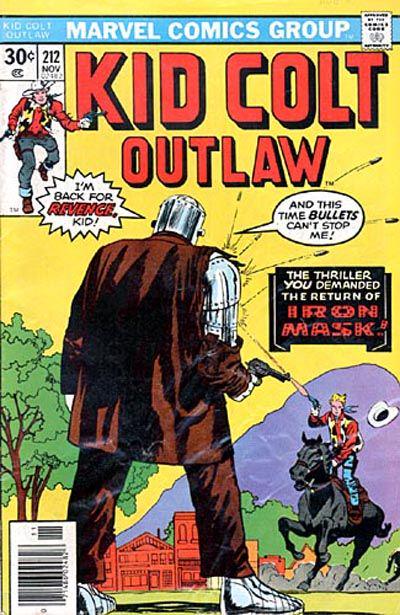 Kid Colt Outlaw #212 (1976) Comic Books Kid Colt Outlaw