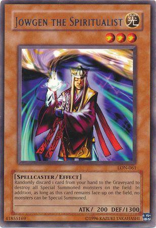 Jowgen the Spiritualist LON-061 YuGiOh Labyrinth of Nightmare