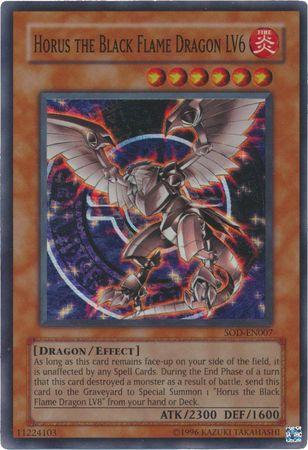 Horus the Black Flame Dragon LV6 SOD-EN007 YuGiOh Soul of the Duelist