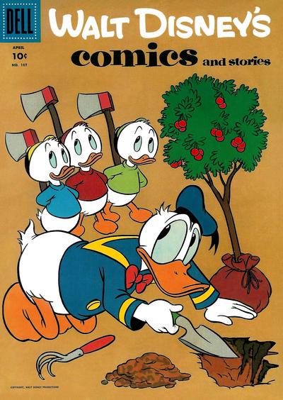 Walt Disney's Comics and Stories #187 (1956) Comic Books Walt Disney's Comics and Stories