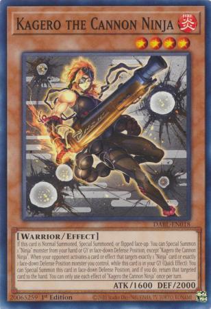 Kagero the Cannon Ninja DABL-EN018 Cover Art