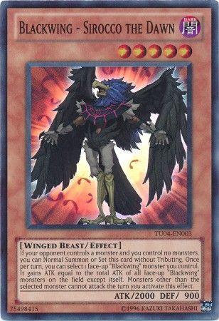 Blackwing - Sirocco the Dawn TU04-EN003 YuGiOh Turbo Pack: Booster Four