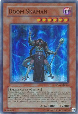 Doom Shaman TAEV-EN025 YuGiOh Tactical Evolution