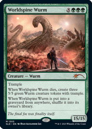Worldspine Wurm #1305 Magic Secret Lair Drop