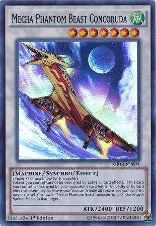 Mecha Phantom Beast Concoruda MP14-EN093 YuGiOh 2014 Mega-Tin Mega Pack