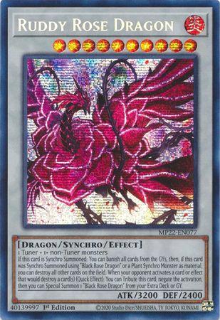 Ruddy Rose Dragon MP22-EN077 YuGiOh 2022 Tin of the Pharaoh's Gods Mega Pack