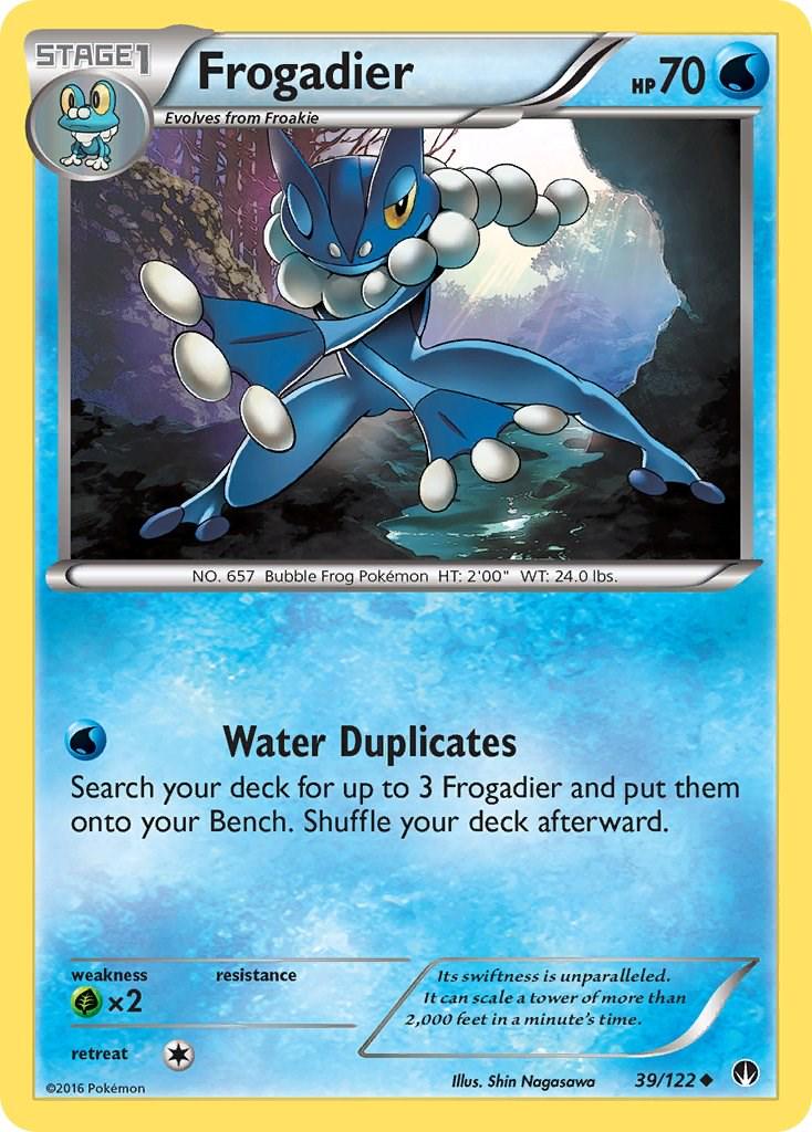 Frogadier #39 Pokemon BREAKpoint