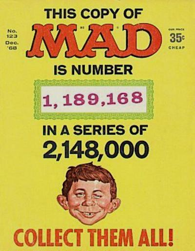 Mad #123 (1968) Comic Books MAD