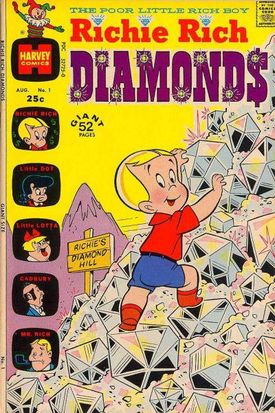 Richie Rich Diamonds #1 (1972) Comic Books Richie Rich Diamonds