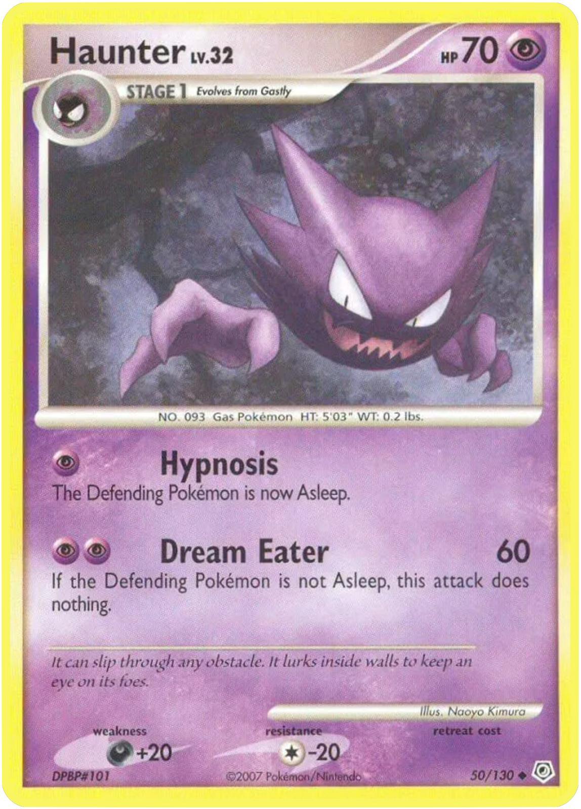 Haunter #50 Pokemon Diamond & Pearl