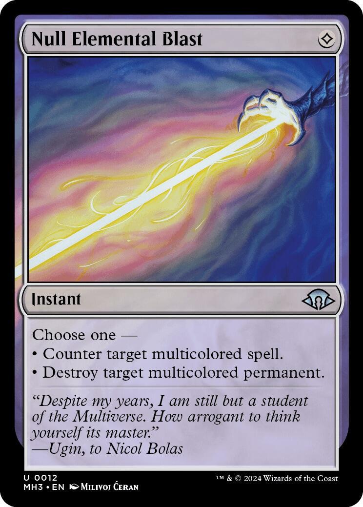 Null Elemental Blast #12 Magic Modern Horizons 3