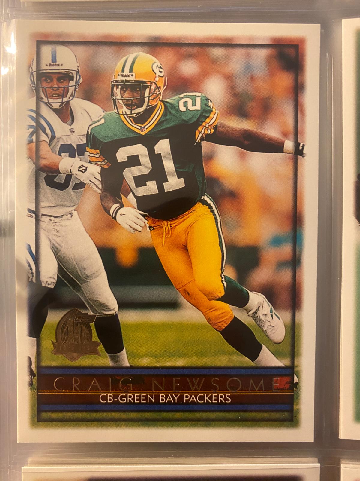 Craig Newsome #31 Football Cards 1996 Topps