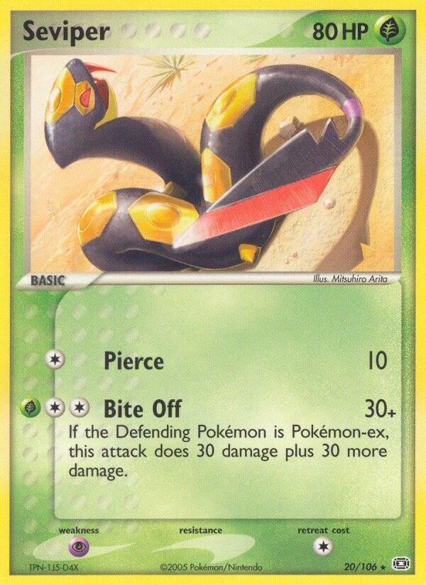 Seviper #20 Pokemon Emerald