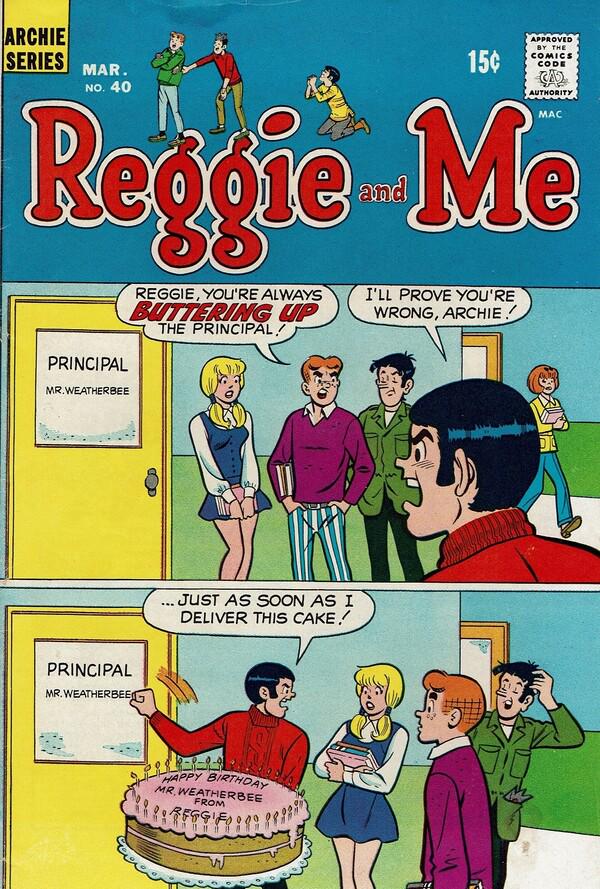 Reggie and Me #40 (1970) Comic Books Reggie and Me
