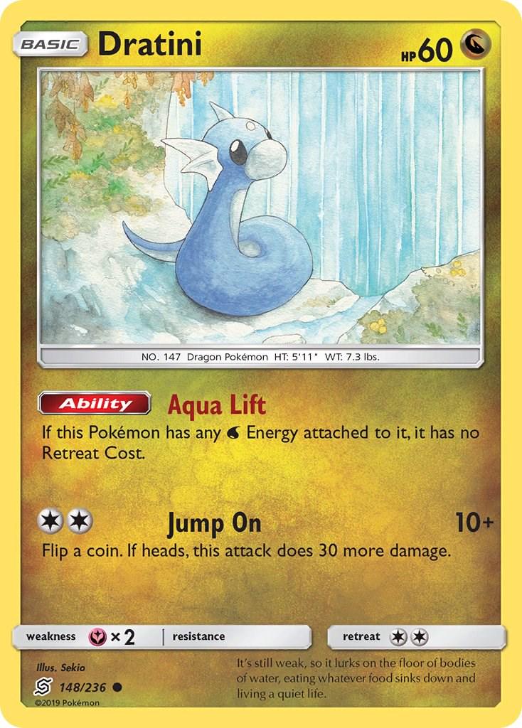 Dratini #148 Pokemon Unified Minds
