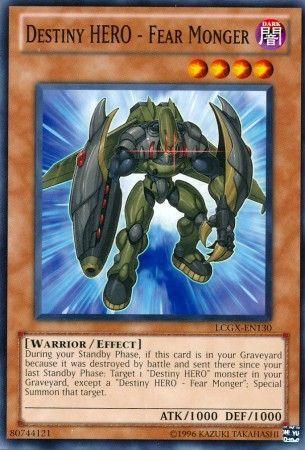 Destiny HERO - Fear Monger LCGX-EN130 YuGiOh Legendary Collection 2: The Duel Academy Years Mega Pack