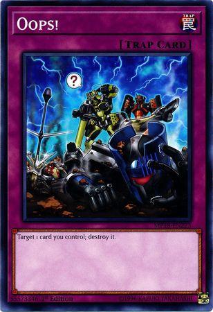 Oops! MP18-EN223 YuGiOh 2018 Mega-Tin Mega Pack