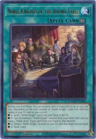 Noble Knights of the Round Table MAGO-EN086 YuGiOh Maximum Gold