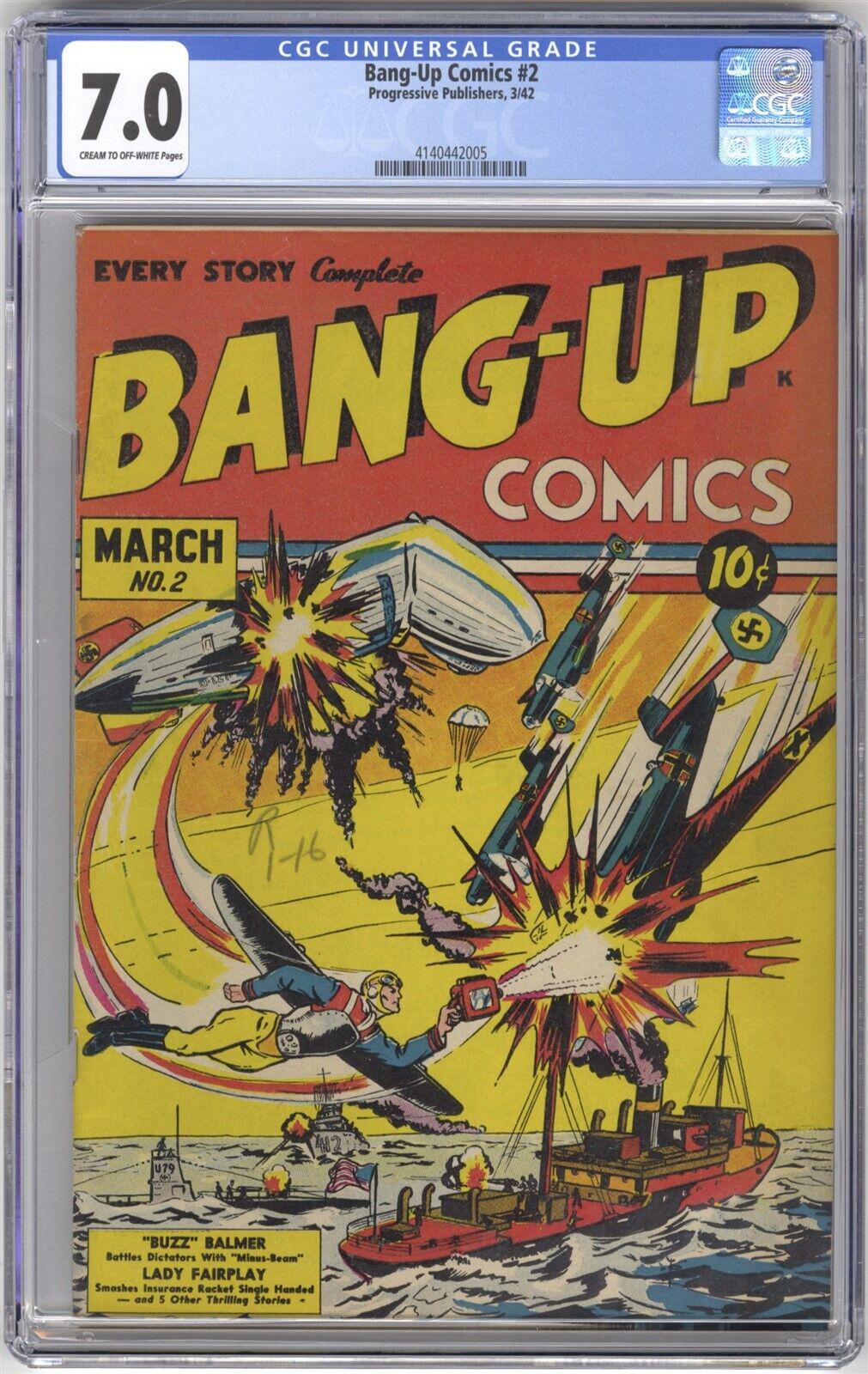 Bang-Up Comics #2 (1942) Comic Books Bang-Up Comics