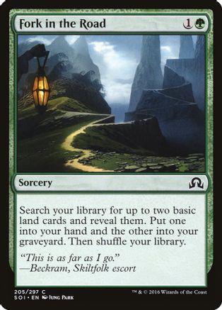 Fork in the Road Magic Shadows Over Innistrad