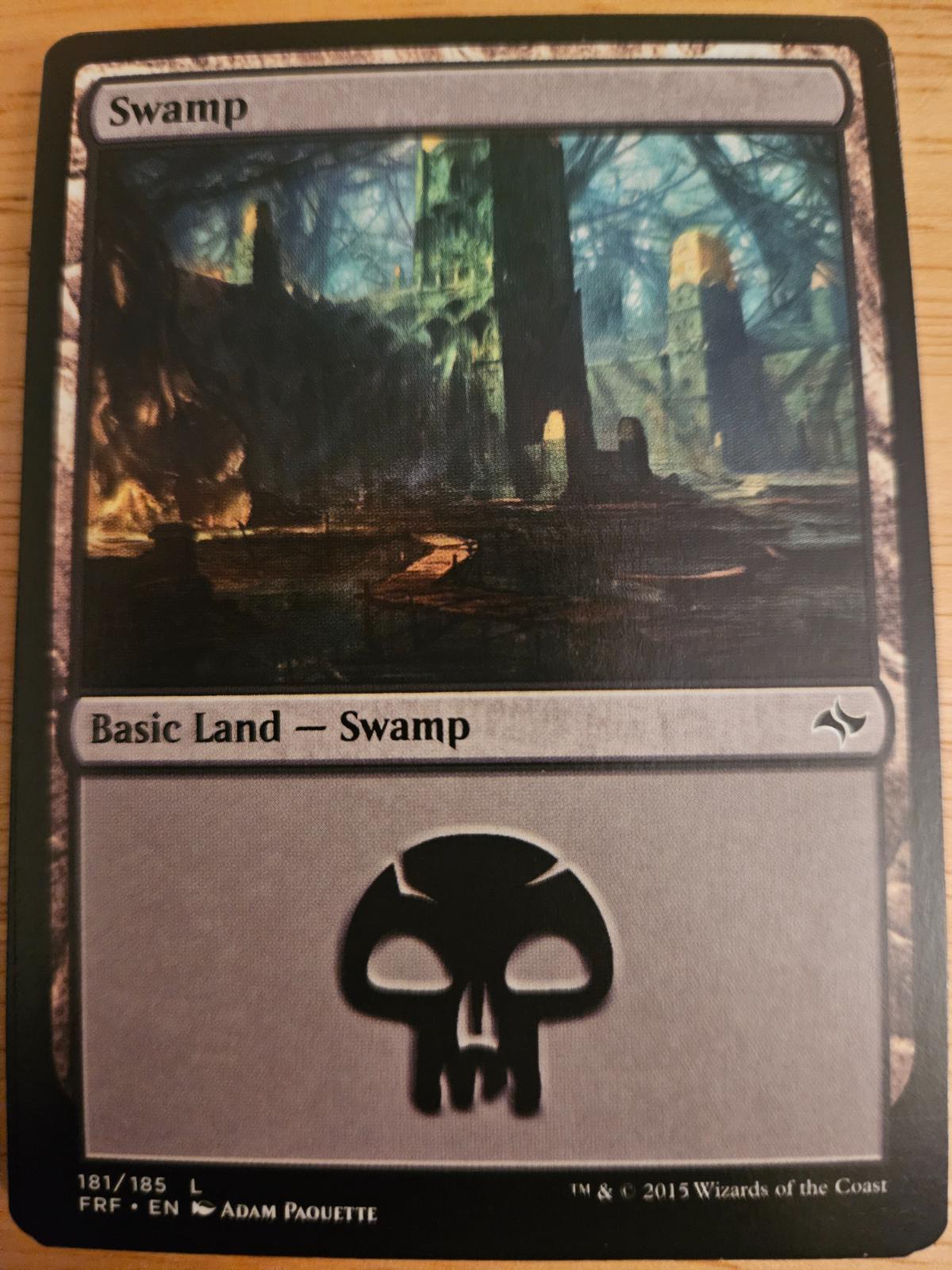 Swamp #181 Magic Fate Reforged