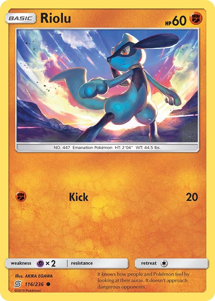 Riolu #116 Pokemon Unified Minds