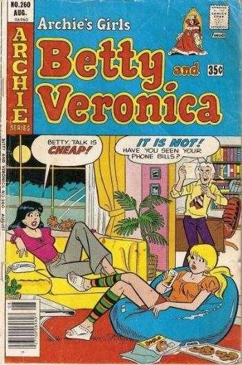 Archie's Girls Betty and Veronica #260 (1977) Comic Books Archie's Girls Betty and Veronica