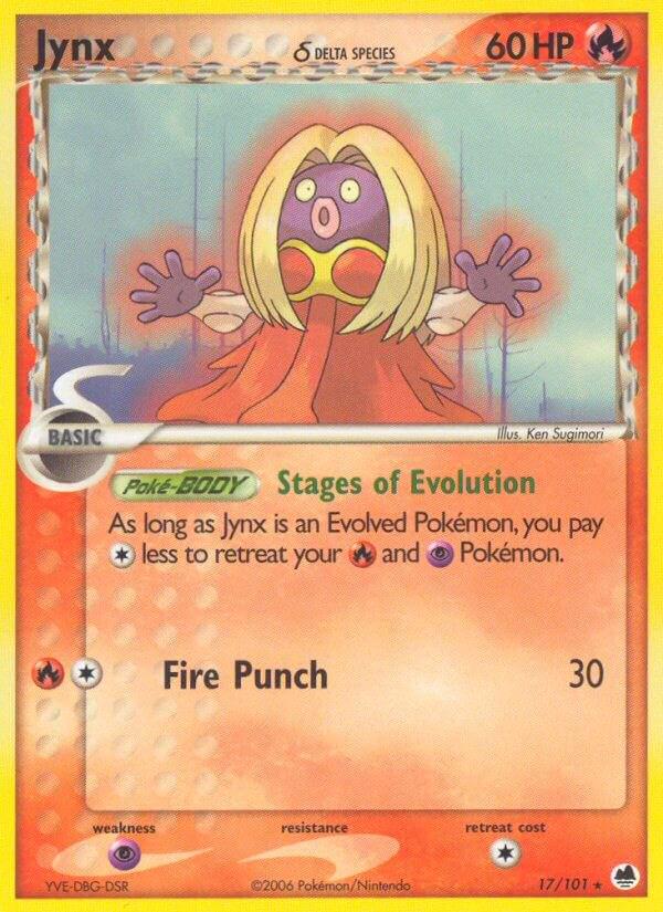Jynx #17 Pokemon Dragon Frontiers